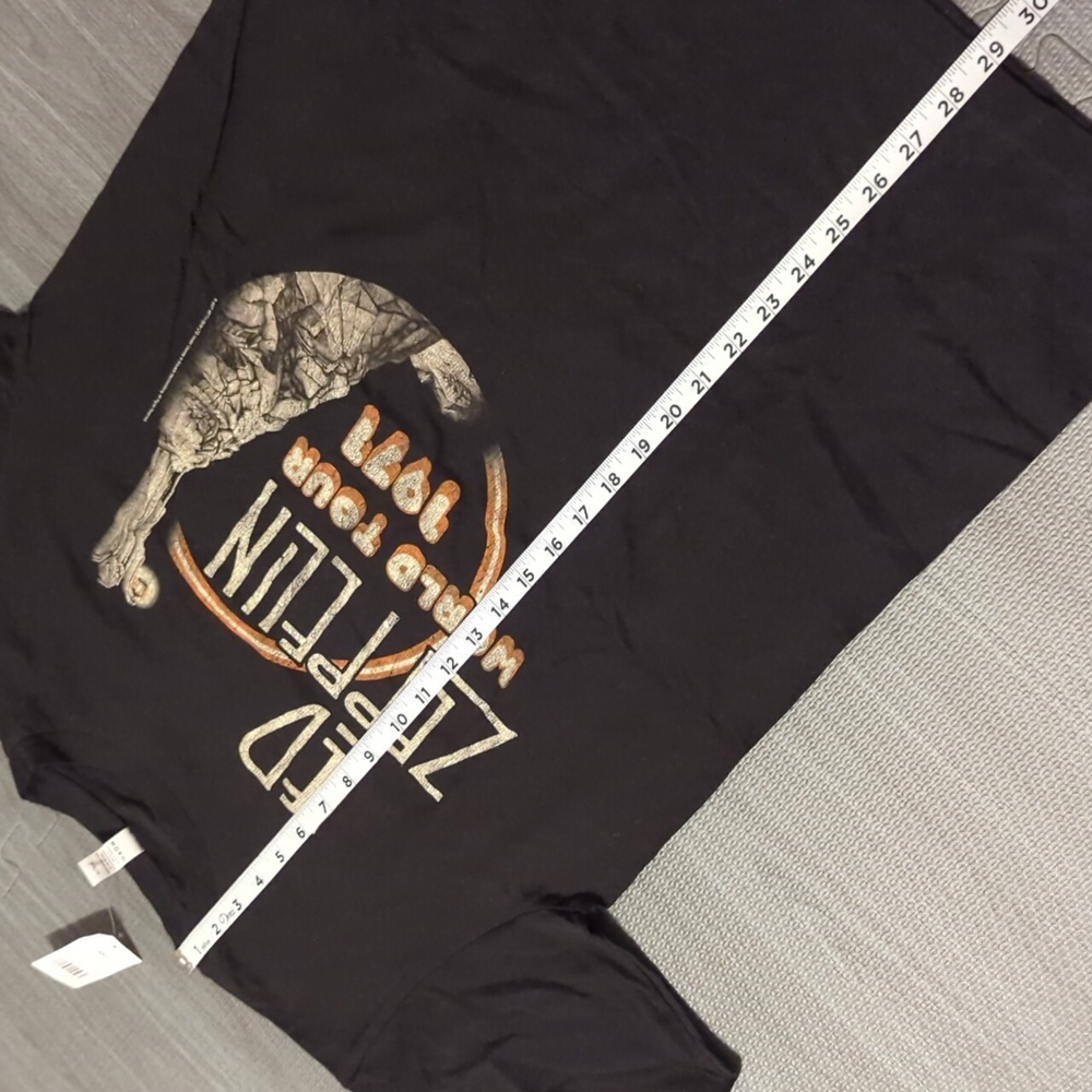 Led Zeppelin World Tour 1971 Black T-Shirt - Picture 7 of 7
